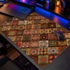 Vintage Mosaic Dizüstü Gaming Mousepad
