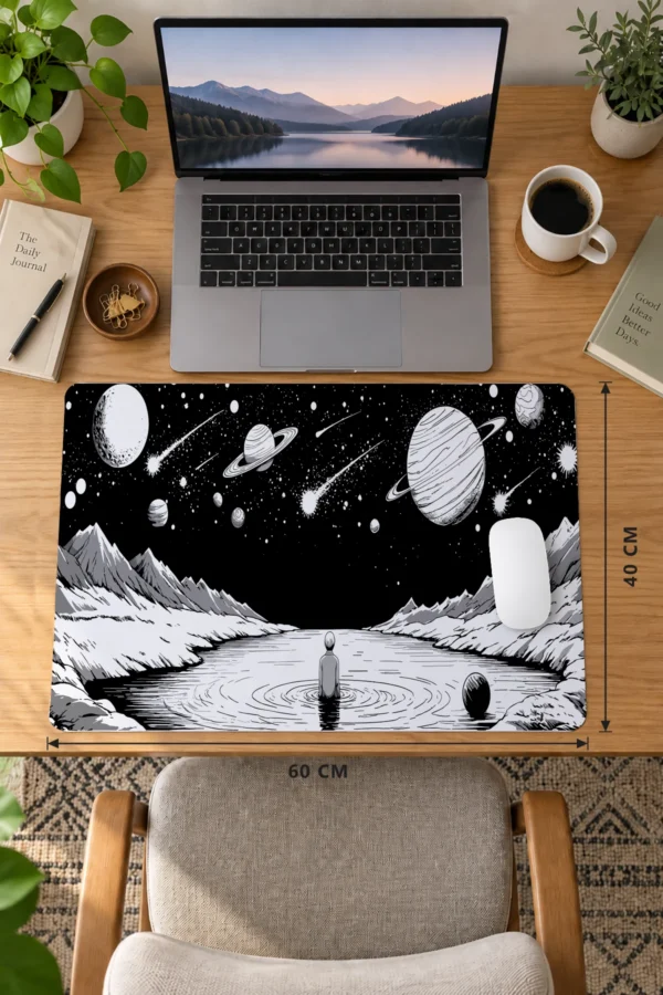 Cosmic Solitude 60x40 Gaming Mousepad Cosmis Solitude Dizüstü Gaming Mousepad