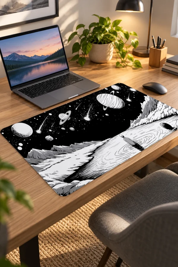 Cosmic Solitude 60x40 Gaming Mousepad Cosmis Solitude Dizüstü Gaming Mousepad