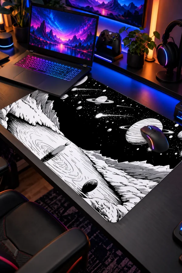 Cosmic Solitude 60x40 Gaming Mousepad Cosmis Solitude Dizüstü Gaming Mousepad