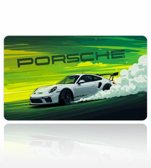 Neon Turbo 60x40 Gaming Mousepad Araba Modelleri Neon Turbo Dizüstü Gaming Mousepad