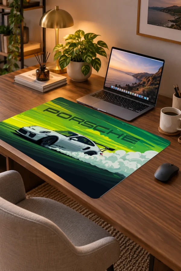 Neon Turbo 60x40 Gaming Mousepad Araba Modelleri Neon Turbo Dizüstü Gaming Mousepad