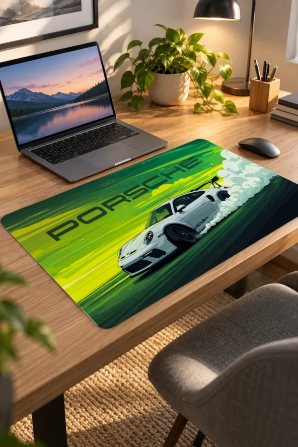 Neon Turbo 60x40 Gaming Mousepad Araba Modelleri Neon Turbo Dizüstü Gaming Mousepad