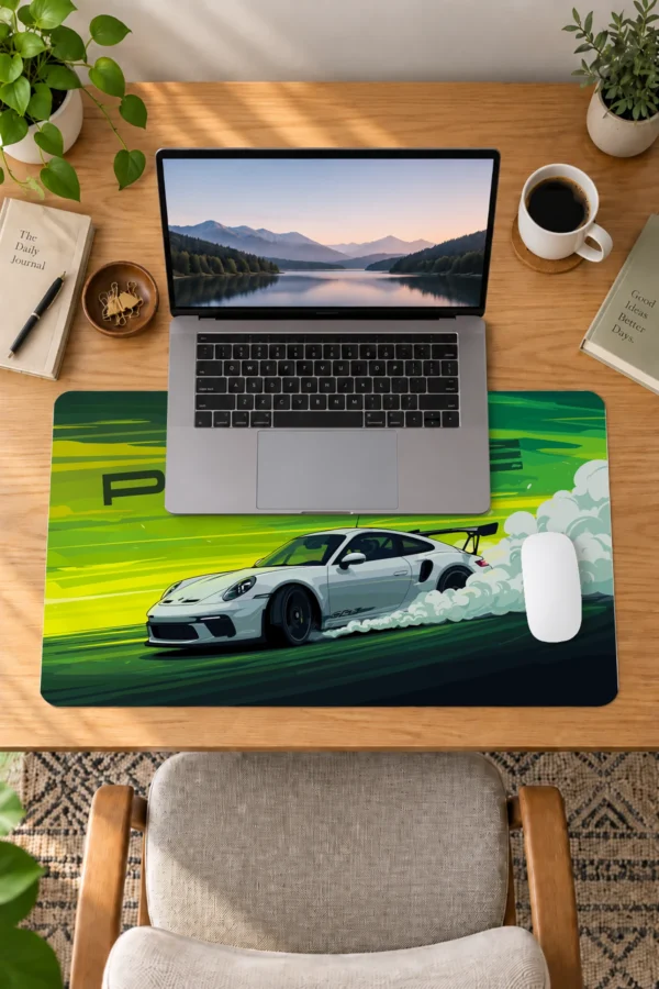 Neon Turbo 60x40 Gaming Mousepad Araba Modelleri Neon Turbo Dizüstü Gaming Mousepad