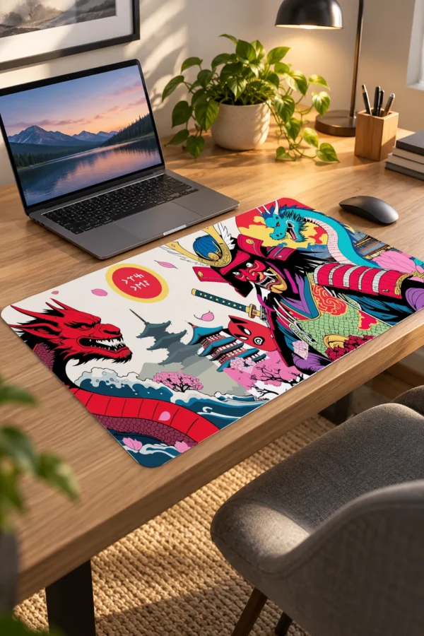 Demon of the Rising Sun 60x40 Gaming Mousepad Demon Of The Rising Sun Dizüstü Gaming Mousepad