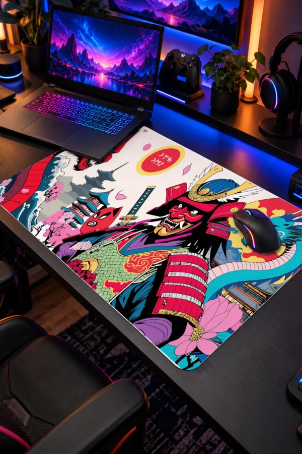 Demon of the Rising Sun 60x40 Gaming Mousepad Demon Of The Rising Sun Dizüstü Gaming Mousepad