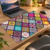 Color Mandala Dizüstü Gaming Mousepad