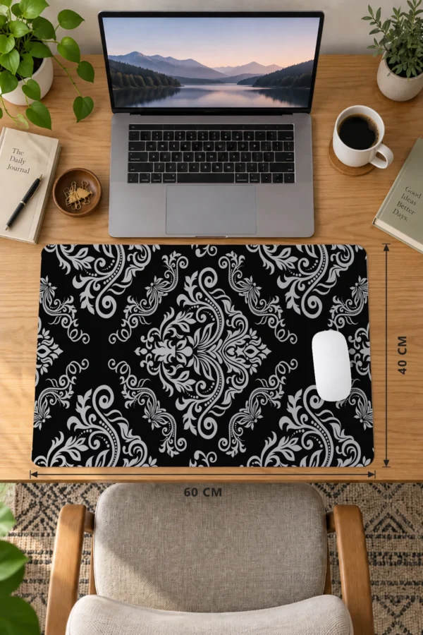 Silver Baroque Dizüstü Gaming Mousepad