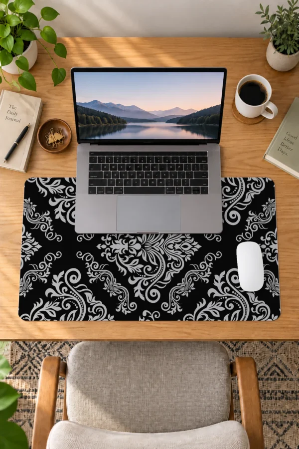 Silver Baroque Dizüstü Gaming Mousepad