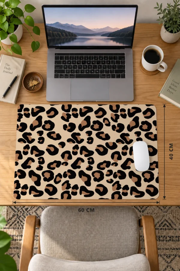 Leopar Desen ETSY-401 Dizüstü Gaming Mousepad