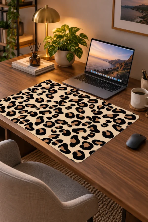 Leopar Desen ETSY-401 Dizüstü Gaming Mousepad