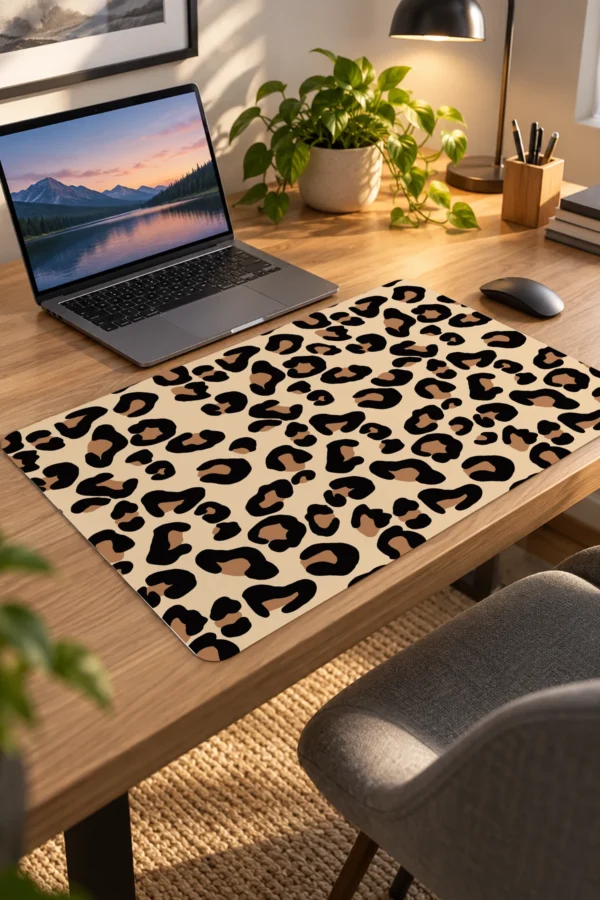 Leopar Desen ETSY-401 Dizüstü Gaming Mousepad