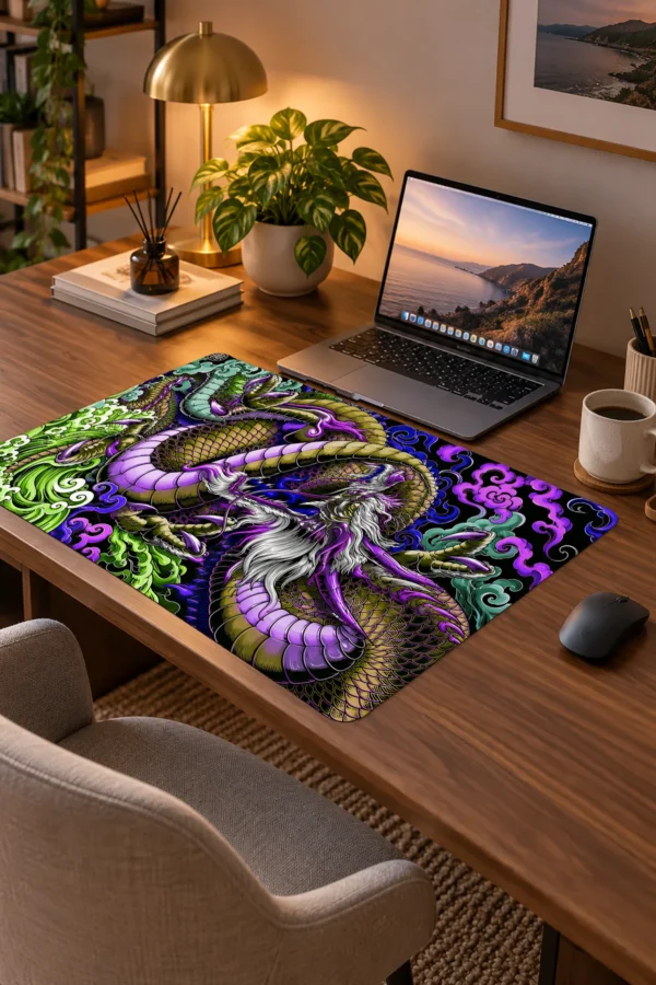 Ember Dragon Mor Dizüstü Gaming Mousepad