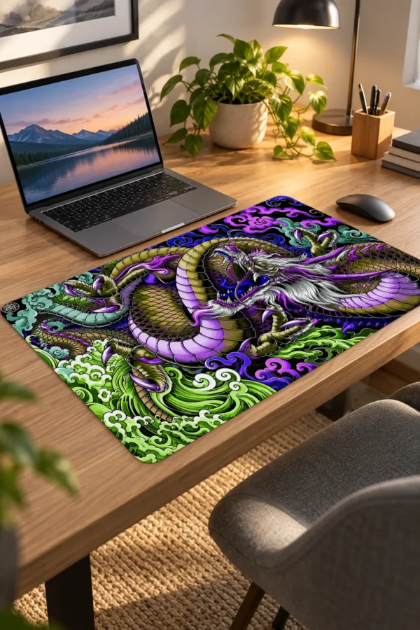 Ember Dragon Mor Dizüstü Gaming Mousepad