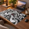 Ember Dragon Siyah Beyaz Dizüstü Gaming Mousepad