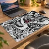 Ember Dragon Siyah Beyaz Dizüstü Gaming Mousepad