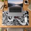 Ember Dragon Siyah Beyaz Dizüstü Gaming Mousepad