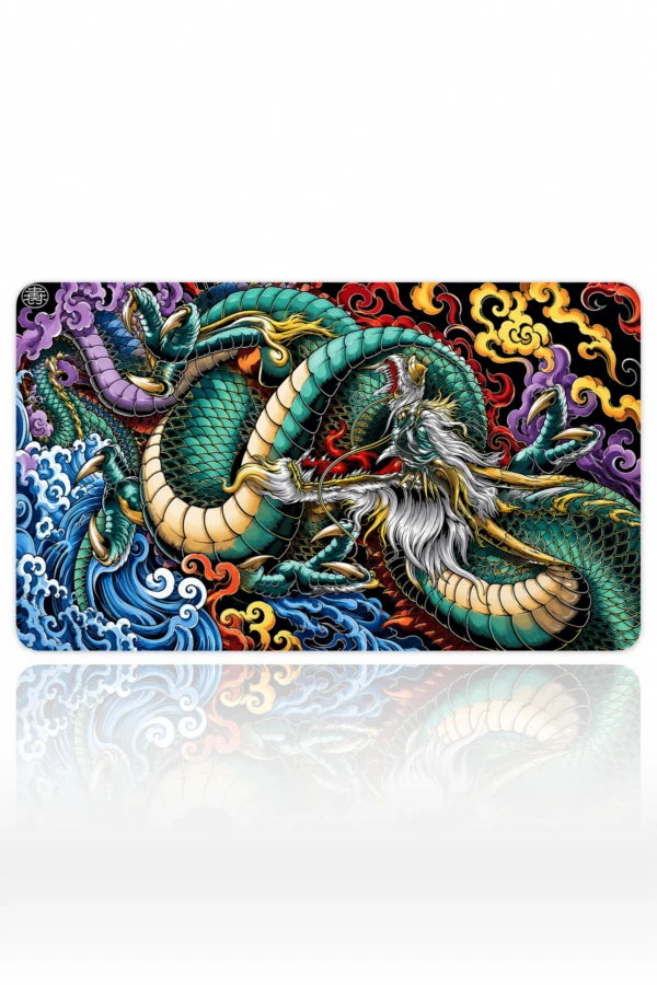 Ember Dragon Yeşil 60x40 Gaming Mousepad Ember Dragon Yeşil Dizüstü Gaming Mousepad