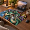Ember Dragon Yeşil 60x40 Gaming Mousepad Ember Dragon Yeşil Dizüstü Gaming Mousepad