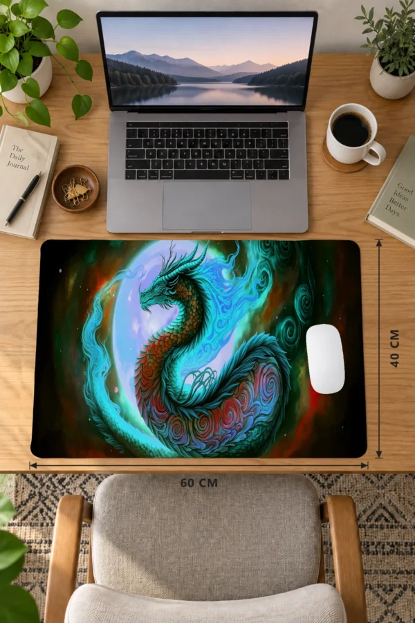 Jade Moon Wyrm Dizüstü Gaming Mousepad