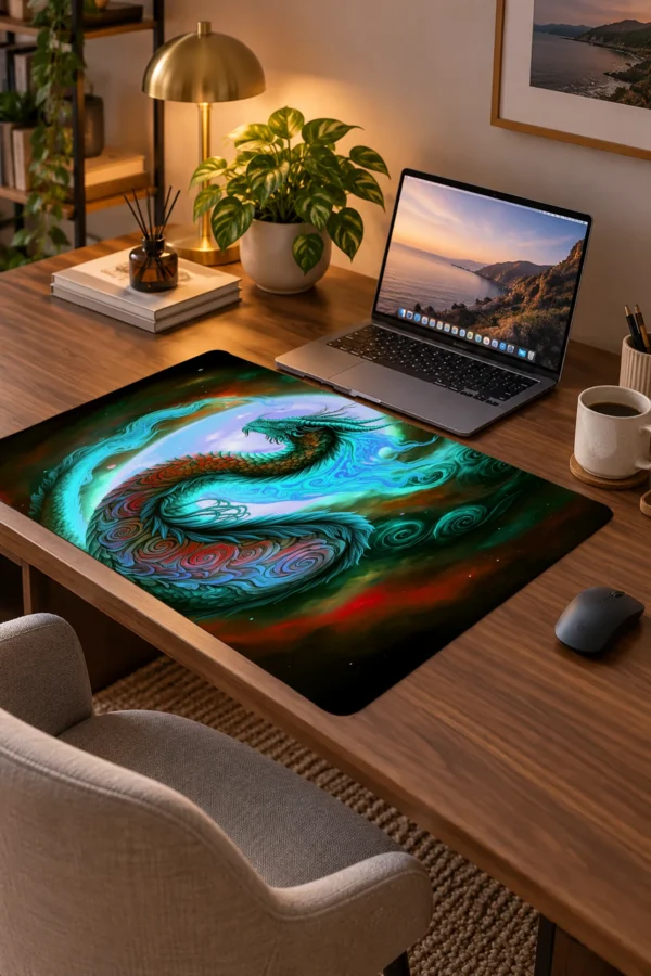 Jade Moon Wyrm Dizüstü Gaming Mousepad
