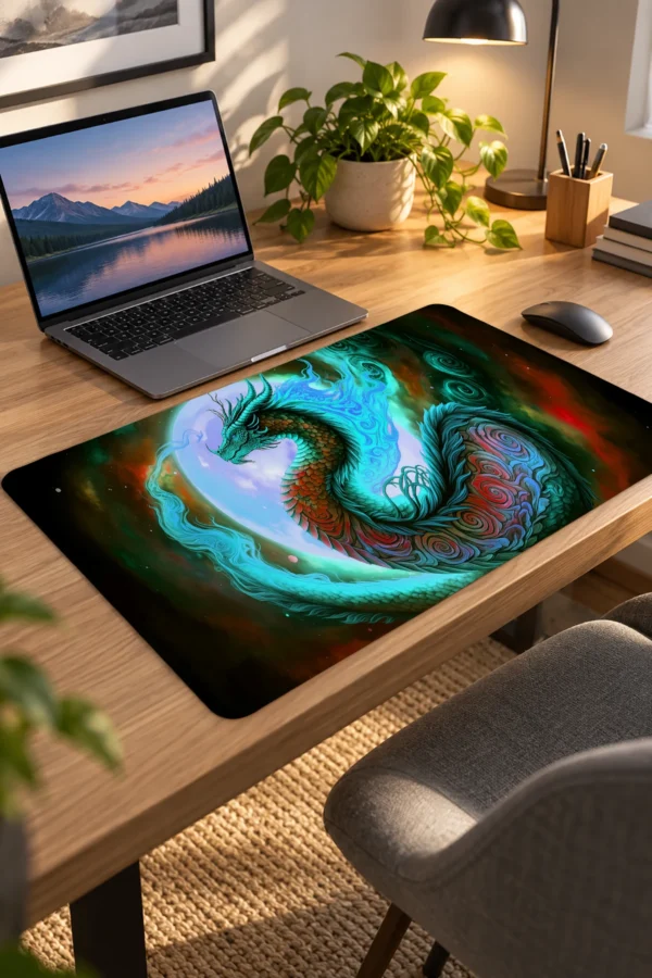 Jade Moon Wyrm Dizüstü Gaming Mousepad