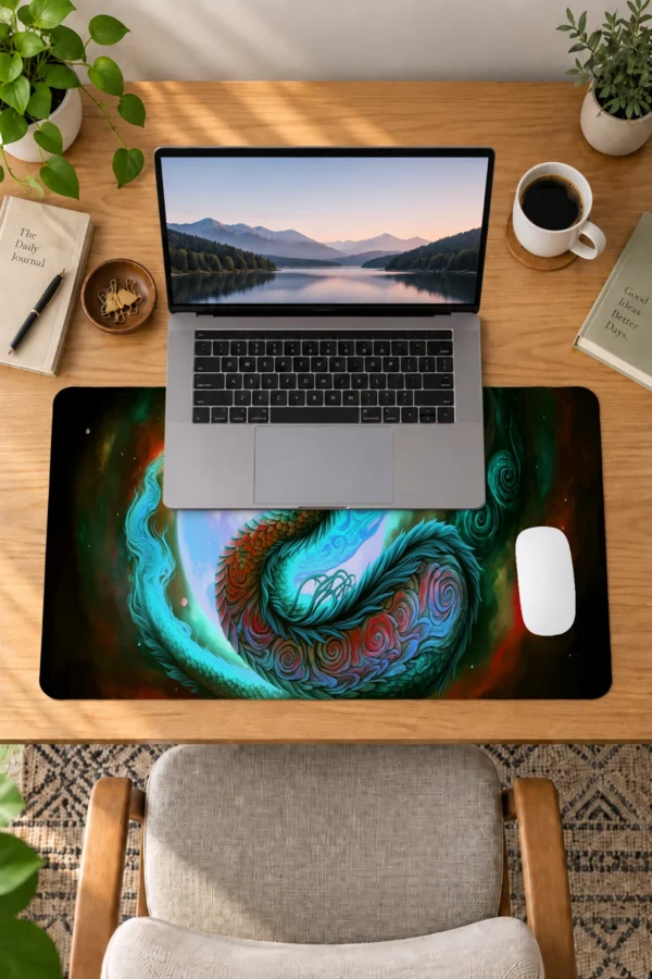 Jade Moon Wyrm Dizüstü Gaming Mousepad
