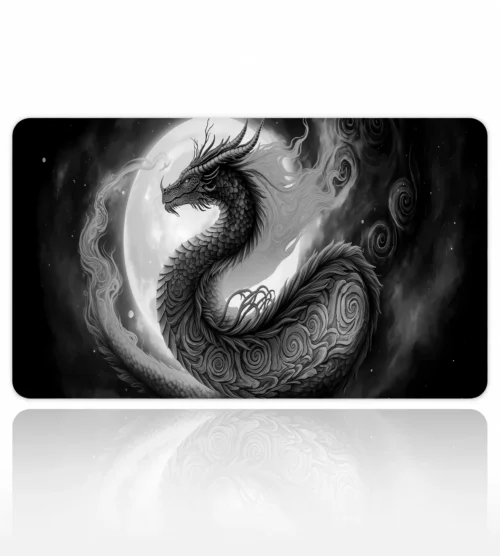 Ashen Moon Wyrm 60x40 Gaming Mousepad Ashen Moon Wyrm Dizüstü Gaming Mousepad