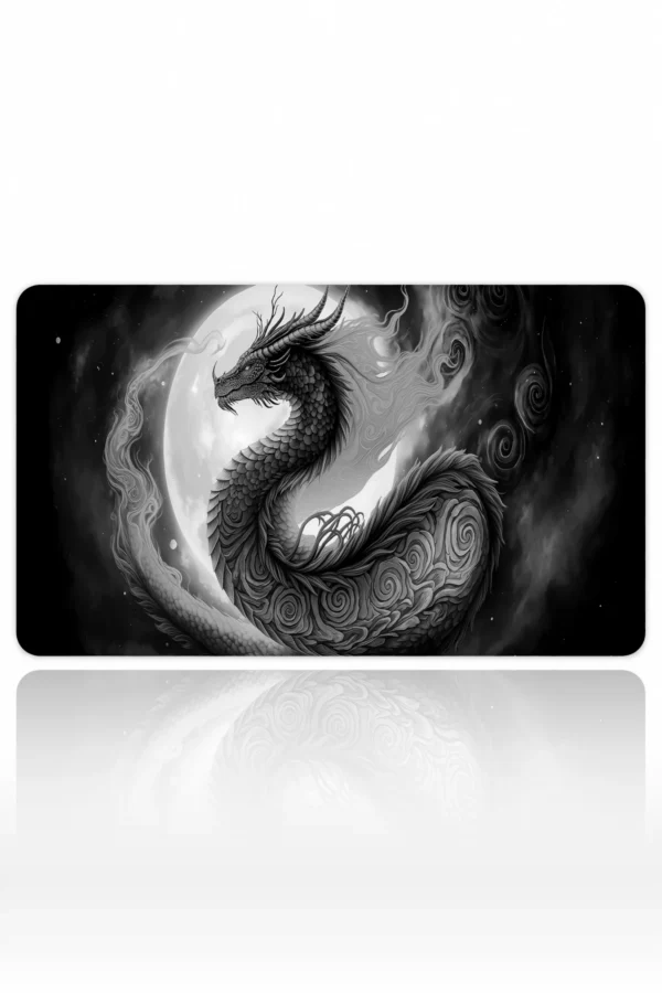 Ashen Moon Wyrm 60x40 Gaming Mousepad Ashen Moon Wyrm Dizüstü Gaming Mousepad