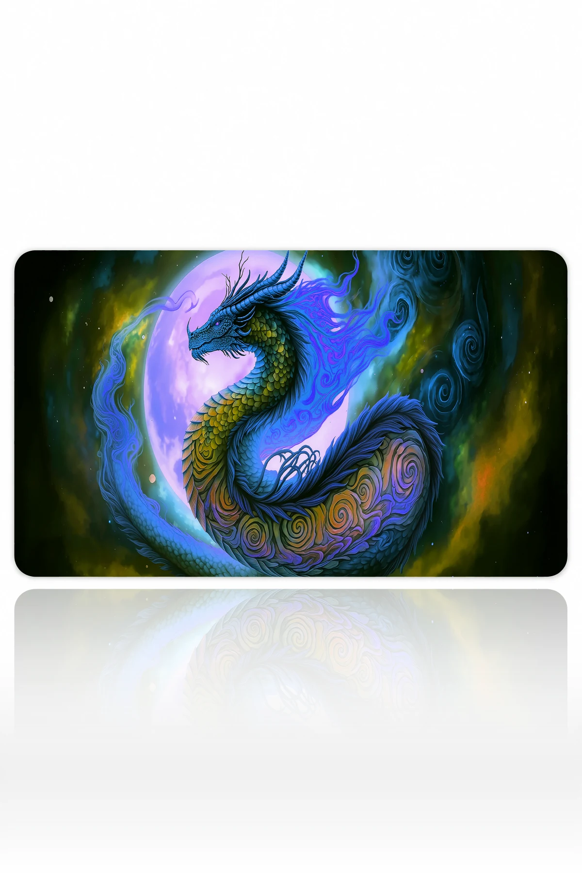 Cobalt Moon Wyrm Dizüstü Gaming Mousepad