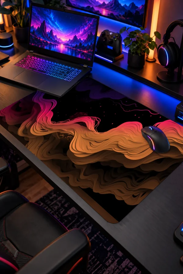 Sunset Currents 60x40 Gaming Mousepad Sunset Currents Dizüstü Gaming Mousepad