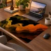Amber Currents 60x40 Gaming Mousepad Amber Currents Dizüstü Gaming Mousepad