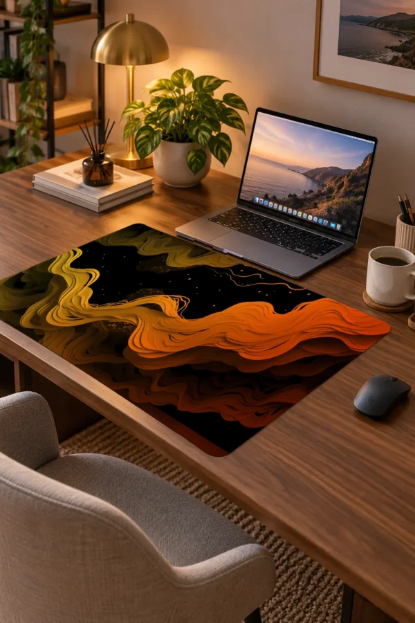 Amber Currents 60x40 Gaming Mousepad Amber Currents Dizüstü Gaming Mousepad
