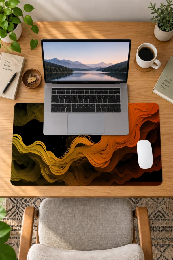 Amber Currents 60x40 Gaming Mousepad Amber Currents Dizüstü Gaming Mousepad