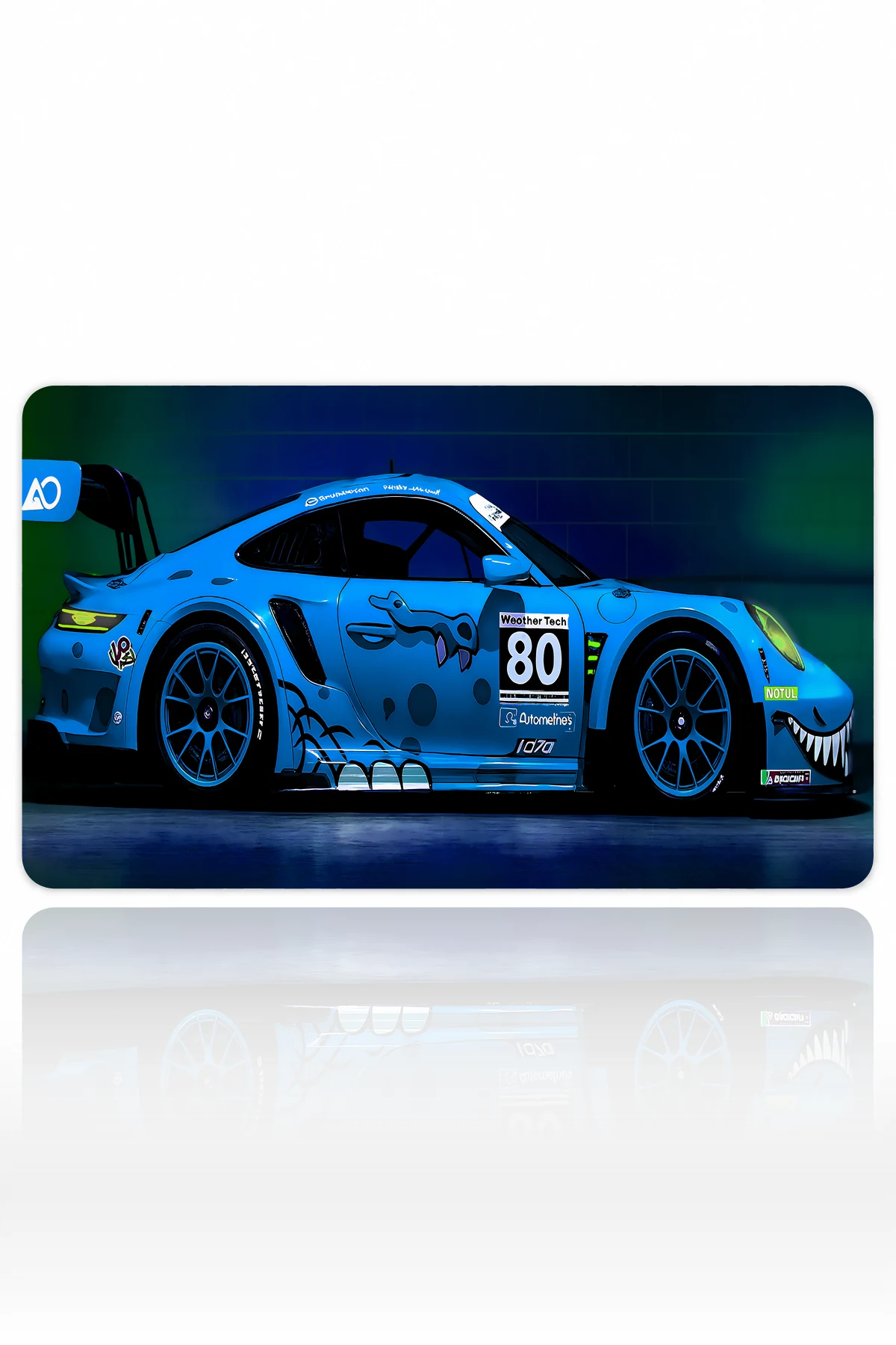 Cobalt Shark Racer Dizüstü Gaming Mousepad