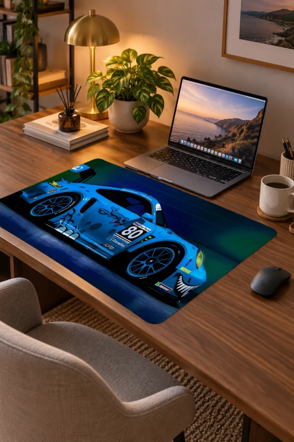 Cobalt Shark Racer Dizüstü Gaming Mousepad