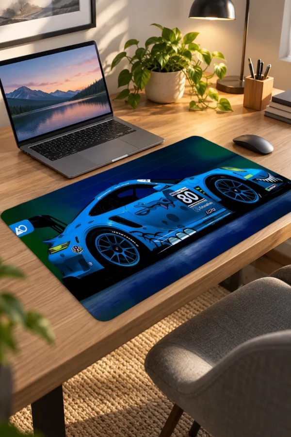 Cobalt Shark Racer Dizüstü Gaming Mousepad