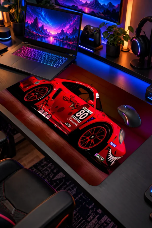 Inferno Shark Racer 60x40 Gaming Mousepad Inferno Shark Racer Dizüstü Gaming Mousepad