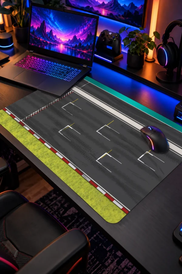 Grid Line Tarmac 60x40 Gaming Mousepad Grid Line Tarmac Dizüstü Gaming Mousepad