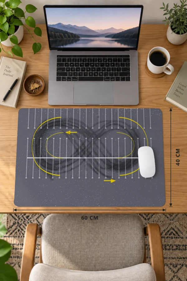Infinity Drift Lot 60x40 Gaming Mousepad Infinity Drift Lot Dizüstü Gaming Mousepad