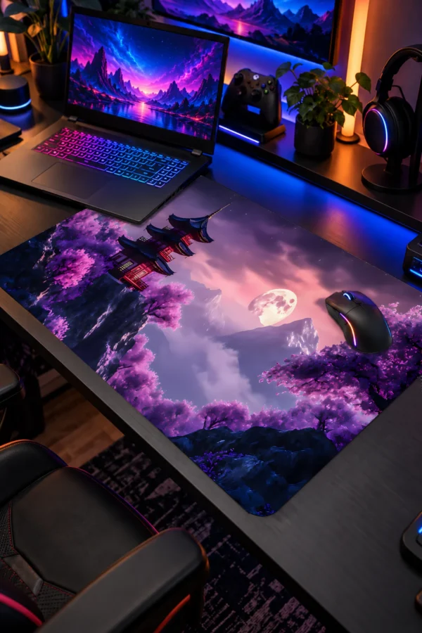 Sakura Moonrise Dizüstü Gaming Mousepad