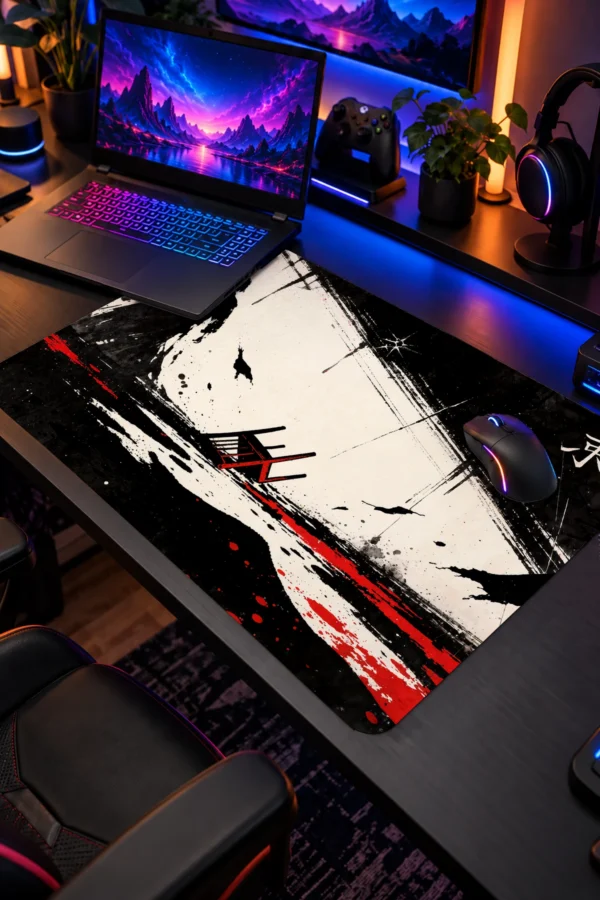 Red Ink Requiem Dizüstü Gaming Mousepad