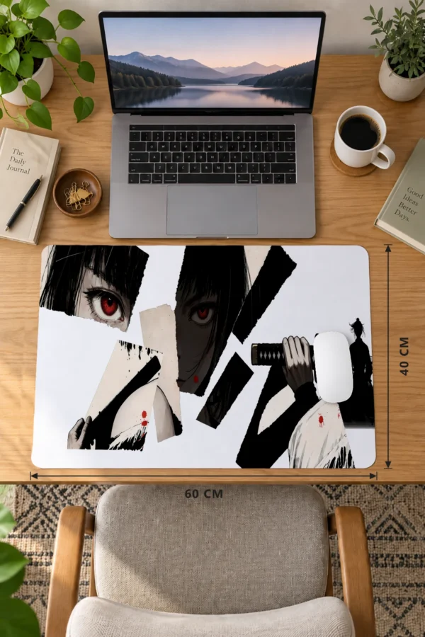 Torn Paper Ronin Dizüstü Gaming Mousepad