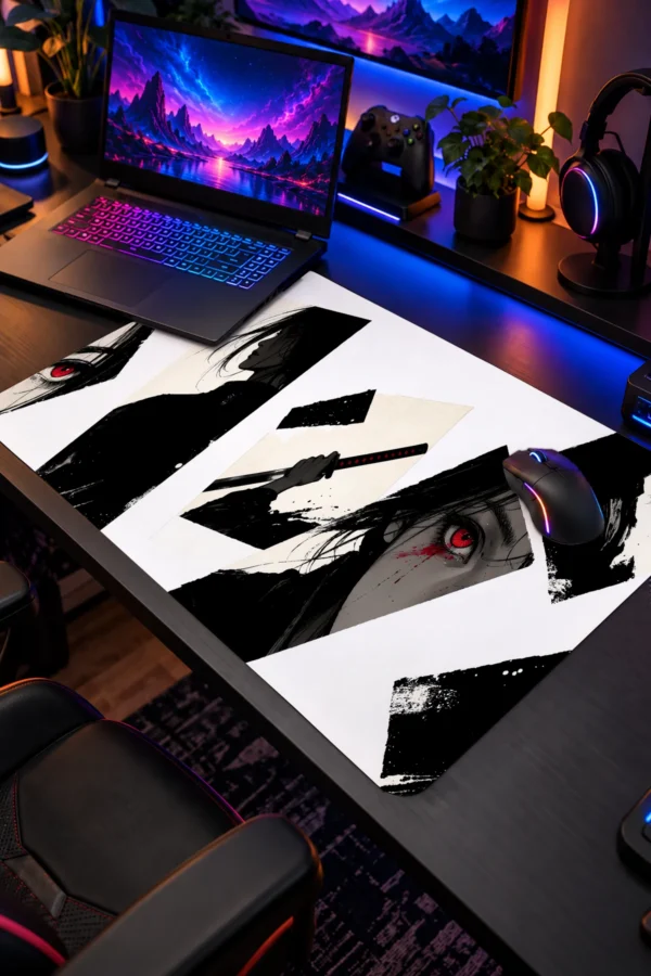 Crimson Tear Ronin Dizüstü Gaming Mousepad