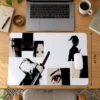 Red Eyes Mosaic Dizüstü Gaming Mousepad