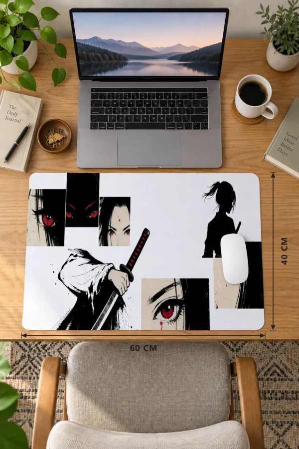 Red Eyes Mosaic Dizüstü Gaming Mousepad