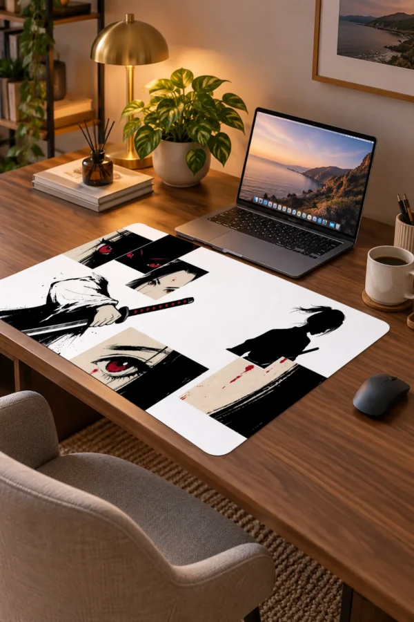 Red Eyes Mosaic Dizüstü Gaming Mousepad