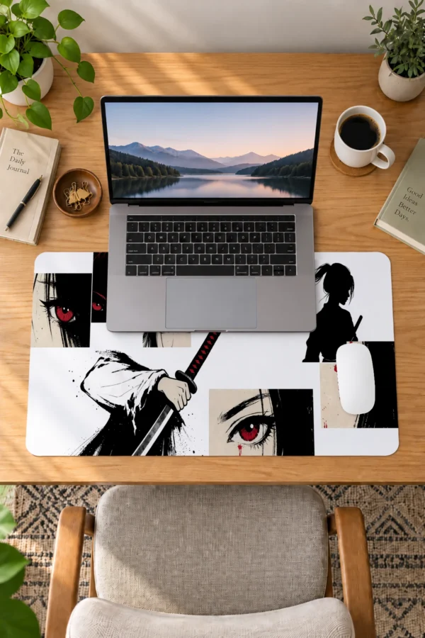 Red Eyes Mosaic Dizüstü Gaming Mousepad