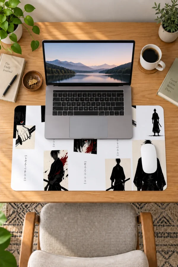 Ronin Manga Panels Dizüstü Gaming Mousepad