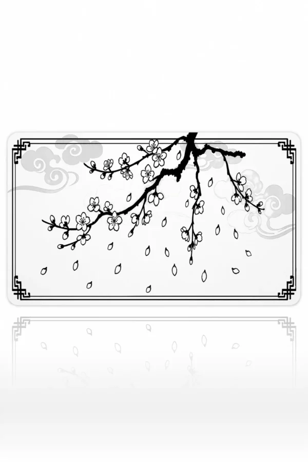 Ink Blossom Branch Dizüstü Gaming Mousepad